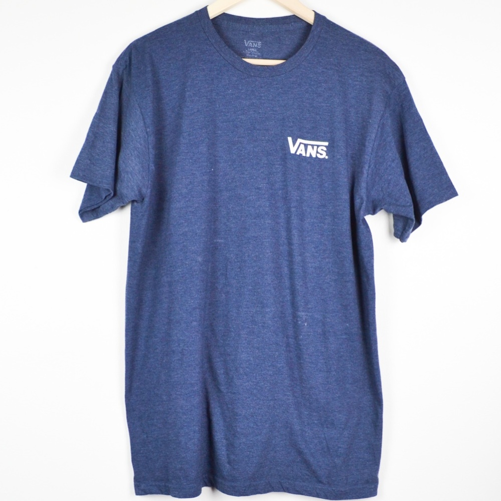 Heather Blue Men's Vans Short Sleeve Tee